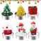 6 Stück Weihnachtskerzen, Kerzen Weihnachten, Kerze Teelichter Weihnachten, Weihnachts Kerze, Weihnachtskerze, Weihnachtsteelichter mit Kerzenhalter, Rauchfrei Kerzen für Weihnachts Spa Home Geschenk