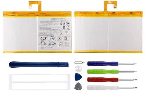 Duotipa 7000mAh Neu Ersatzakku L16D2P31 Kompatibel mit Len-OVO Tab 4 10 / Tab 4 10 Plus/Tab P10 10.1 akku mit Reparatur Tools Kit