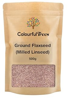 Ground Flaxseed (Milled Linseed) 500g by Colourful Trees
