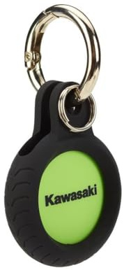Kawasaki Tracker-Tag Keyring Schlüsselanhänger schwarz