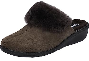 Westland Damen Clogs Avignon 306, Frauen Slipper,Weite F (Normal),Slip on,Freizeitschuhe,Plateau-Sohle,Schlupfschuhe,Mules,Braun (Mocca),38 EU / 5 UK