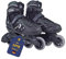 Best Sporting Inline Skates Erwachsene & Jugendliche I Rollschuhe Größe 37-38 I Breitenverstellung bis 6 mm I robuste Inliner mit Bremse I schwarz I Rollerskates Schuhe I Inliner mit 4 Rollen