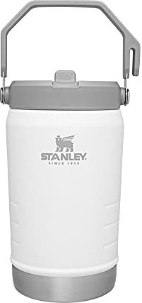 Stanley IceFlow Trinkhalmkrug mit Griff, 1,2 l, Deckel zum Aufklappen und Aufklappen, auslaufsicher, für Reisen und Sport, isolierter Edelstahl, BPA-frei, polarisiert