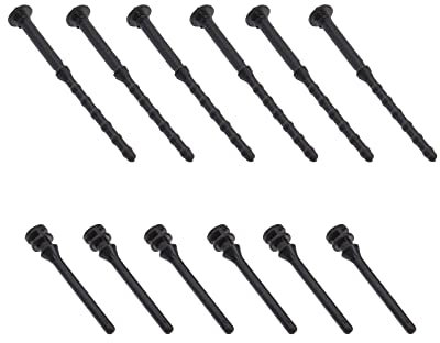 eMagTech 100pcs Vis de Ventilateurs Anti-Bruit Sont Utilisés pour Réduire les Vibrations des Ventilateursen Caoutchouc