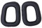 Mesh Fabric Ersatz Ohrpolster für Logitech G930, G430, G432, G332, G35, F450 Kopfhörer Ohrpolster, Headset Ohrpolster, Ohrmuscheln Reparaturteile (Schwarz)