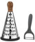 Stainless Steel Cheese Grater - Conical Shredder with Handle - Kitchen Grater
