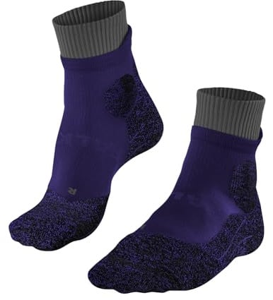 FALKE Damen RU Trail Laufsocken schnelltrocknendes atmungsaktives Funktionsmaterial leichte Polsterung antiblasen mit Kompression stabilisierend reduziert Umknicken vegan 1 Paar