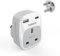 UK to Australia Power plug Adapter, TESSAN Grounded Type I Plug Adapter with 2 USB Ports (1 USB C), 3 in 1 Travel Outlet for UK to China AU AUS Australian New Zealand Fiji Argentina and more