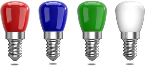 ZFQ 3W E14 Farbige LED Glühbirne, E14 Rot Grün Blau Glühbirne, für AC220-240v, 25W Glühbirnen-Ersatz, für Halloween, Weihnachten, Festival Licht, Bar, Festival Farbbirn dekorative Lichter