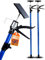 NTG Einhandstütze | 115-290 cm | Bis 30 kg | 45° Winkel | Für Trockenbau, Ausbau, etc. | Montagestütze | Deckenstütze | Teleskopstütze | Deckenstütze (2 Stück)