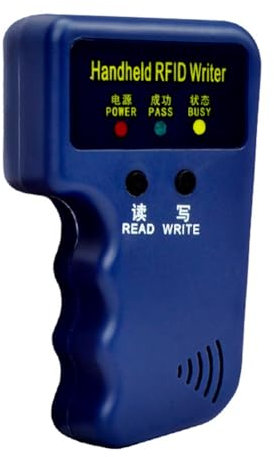 Yominerr Lettore di Schede RFID A 125Khz, Copiatore Scrittore Manuale, Duplicatore Programmatore di ID Card, Copia EM4305 T577, Ogni Tag Scrivibile.