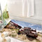 HKPOEQ Badematte Weiche Badteppich rutschfest Badzimmermatte Teppich Badezimmerteppich Duschmatte & Schlafzimmer,Verlassenes Restaurant an der Route 66 in den USA,50x80 cm