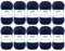 Gründl Wolle Cotton Quick uni - Wolle zum Häkeln aus 100 % Baumwolle - Wolle zum Stricken - glänzendes Baumwollgarn 10 Knäuel 50 g / 125 m - Dunkelblau