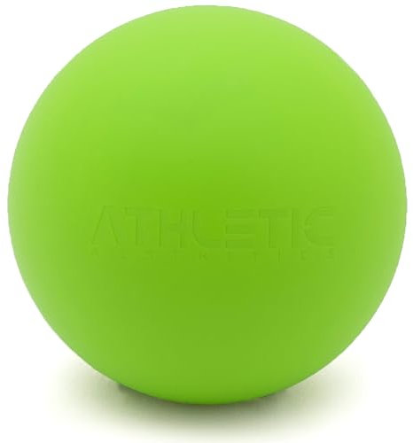 ATHLETIC AESTHETICS Massage-Ball [6cm Durchmesser] - Als Lacrosse-Ball und Faszien-Ball zur Selbstmassage und zur Triggerpunkttherapie (genaue Behandlung von Verspannungen) geeignet (Grün)
