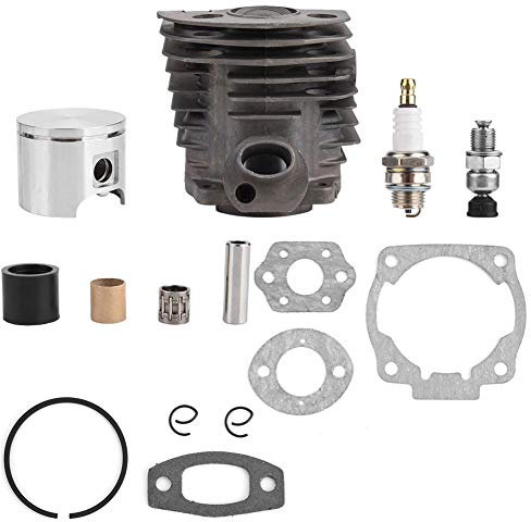 46mm Zylinder Kolben Bausatz für 50 51 55 Rancher Kettensäge, Zylinderkolben Lagersatz mit Dichtung, Motor Motorteile Kettensäge Ersatzteile