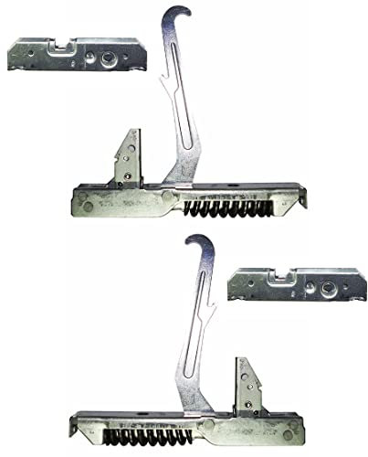 Electrolux Rex Aeg Zanussi - Kit 2 cerniere 160 x 20 mm. complete di 2 portarulli per porta forno con triplo vetro - KCF4498