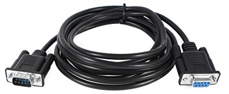 Ruilogod 10ft 3Meter VGA 9 Pin maschio a femmina m/f cavo cavo per computer LCD