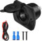 Sweetone Zigarettenanzünder, 12v Steckdose, Zigarettenanzünder Steckdose Wasserdicht Marine Grade 12V-24V Gleichstrom-Feuerzeugsteckdose Steckdose für Auto, Boot, Motorrad (1pcs)