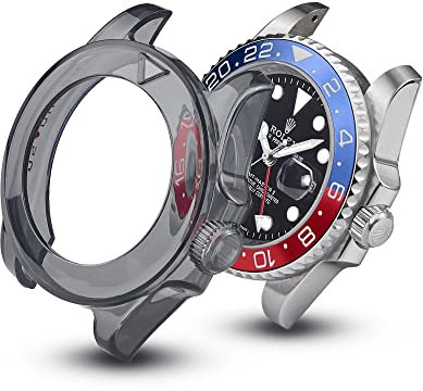CRAFTER BLUE Chrono Anzugschutz Gummihülle kompatibel mit Rolex 40 mm Submariner, GMT Master I & II, Explorer II und Yacht Master, Uhrenschutz, Gummi