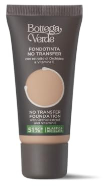 Bottega Verde - Fondotinta No Transfer con estratto di Orchidea e Vitamina E (30 ml) - albicocca