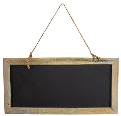 Logbuch-Verlag Kreidetafel zum Aufhängen 30 x 15 cm Türschild zum Beschreiben mit Kreide Tafel für Angebote