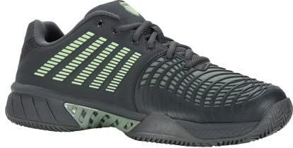 K-Swiss Performance Herren Express Light 3 HB Tennis Shoe, Urban Chic/Sea Spray/Soft Neon Green, 45 EU