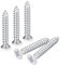 QUARKZMAN ST3x20mm Blanc Vis Autotaraudeuse, 25pcs Plat Tête Phillips Bois Vis pour Travail Bois