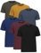 6 Pack T Shirts for Men UK 100% Cotton Tshirts | Pre-Shrunk Crew Neck Mens T Shirts Multipack
