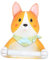 Gadpiparty 1stück Corgi Design Toilettenpapierhalter Aus Hochwertigem Material Hängend Platzsparend Dekorativ Für Bad Und Küche