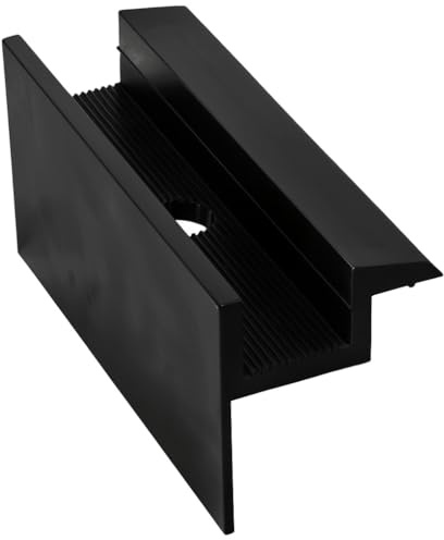 doitBau - 100x PV-Endklemme 30 mm in Schwarz | Befestigungen für Solarmodule | Solarmodul Halterung 30 mm | Modulklemmen Solar | Endklemmen 30 mm Schwarz | Endklemme