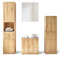 AUSTIN Badezimmermöbel Set in Artisan Eiche Optik, Wildeiche Optik FSC-zertifiziert - Modernes Badmöbel Set 4-teilig - 200 x 181 x 36 cm (B/H/T)