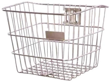 Baoblaze Fahrradkorb, Vorne Lenkerkorb, Edelstahl, Transport von Haustieren, Stabiler Transportbehälter für Kleinigkeiten zum Radfahren und Wandern, C