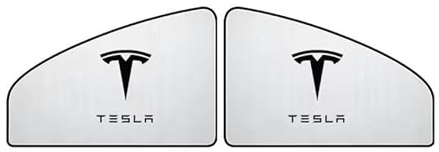 XWSBUDE Auto Seitenfenster Sonnenschutz, für Tesla Model 3 und Y 2017-2023 Auto Sonnenblende Sichtschutz Protection Breathable Sonnenschutz Fenstervorhang Abdeckung,B
