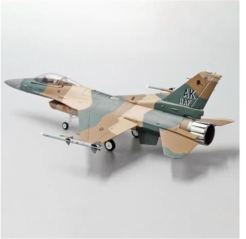 Flugzeug Spielzeug Für Kampfflugzeuge Der US Air Force F-16C Falcon Im Militärstil des 18. Geschwaders 354. Flügelflugzeugmodell Im Maßstab 1:72
