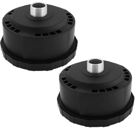 eMagTech Lot de 2 silencieux de compresseur d'air 3/4 25 mm compatible avec les compresseurs à piston et filtre à air pour systèmes pneumatiques