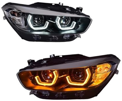 Autozubehör Kompatibel für BMW 1er F20 120i 118i 2015-2018 Refit Halogenlicht Scheinwerferbaugruppe