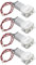 Create idea 4 Pezzi 5V 3,5mm 030 Mini Pompa Autoadescante Per Acqua Adatta Alla Maggior Parte Degli Acquari