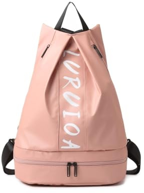 Sport Gym Taschen Mit Trocken-nass Separaten Schuh Fach for Basketball Volleyball Fußball(Pink)