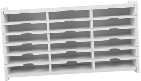 CAXUSD Portable Cd Case Disc Storage Box for Dvd and Cd Multi-grid Inkpad Holder for Media and Inkpad Organization in Home Office