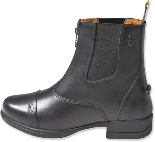 Shires Rosetta Paddock Boots - Full-Grain Leather Riding Boots with UltraFit Ankle Support & YKK Zip - Multiple Sizes 7 -