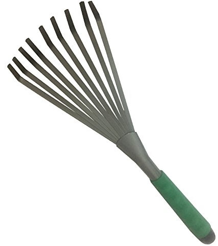 Kids Helper 9 Tine Garden Rake Hand Rakes Fan Rakes for Kids