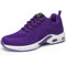 DANNTO Damen Laufschuhe Air Atmungsaktiv Turnschuhe Schnürer Leichte Stoßfest Mode Sportschuhe Outdoor Athletisch Sneaker für Gym Walking Jogging Laufen Basketball Frühling Sommer(Lila,38)