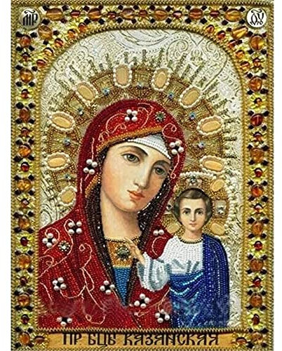 YSCOLOR Diamant Painting Handwerk Voller Diamanten Kreuzstich Neue DIY 5D Diamant Malerei Dekoration 2019 Stickerei Religiöse Ikonen Unsere Dame Jesus 30X40cm