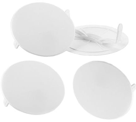 WITTKOWARE Federdeckel (Blinddeckel) für 60mm Unterputz-Dosen, Außendurchmesser 71mm, weiß, Packung mit 50 Stück