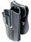 Umarex Paddle Holster aus Polymer, für Walther PPQ und Schreckschusspistole P99, Paddle für festen Sitz am Gürtel innen gummiert