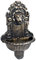 Benkeg Fuente Mural con Diseño de Cabeza de León Color Bronce 41 X 22,5 X 65 Cm, Fuente de Pared de Estilo Vintage