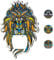 KADAX Bottle opener, animal design, beer opener, made of steel, one-handed opener with magnet, colourful bottle opener, functional fridge magnet, bottle cap opener with dimensional print (lion).