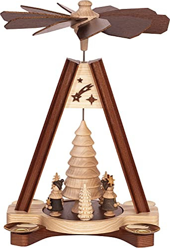 Saico Weihnachtspyramide, Holz, 2-farbig, 24cm