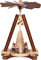 Saico Weihnachtspyramide, Holz, 2-farbig, 24cm