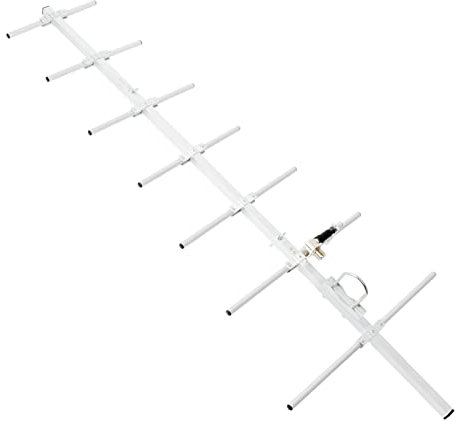 HYS UHF 100W 7 Element Beam 70 cm Outdoor Portable Pre-Assembled Collapsible Yagi HT Antenna with U-Bolt for 430Mhz Ham Mobile Digital Radio/Motorola Repeater